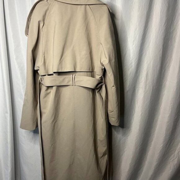 Mango Wanna Oversize Trench Coat Beige Ecru Women’s M - Picture 13 of 16
